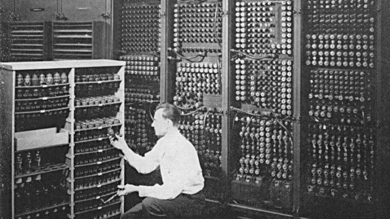 Old IBM computer
